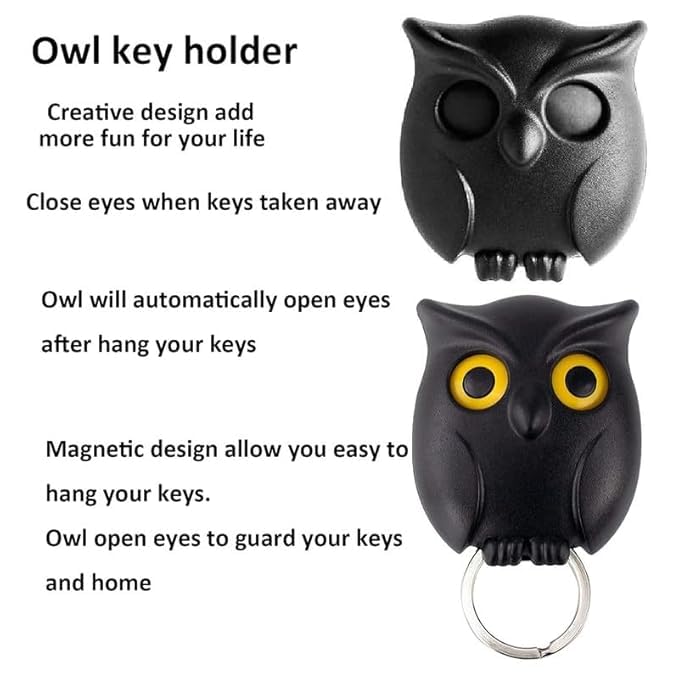 Magnetic Owl Key Holder