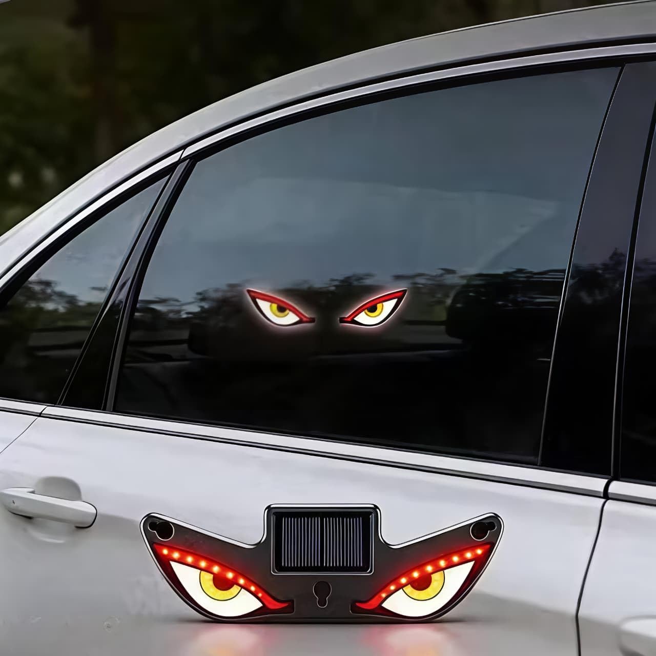 Solar Evil Eye LED Car Warning Light