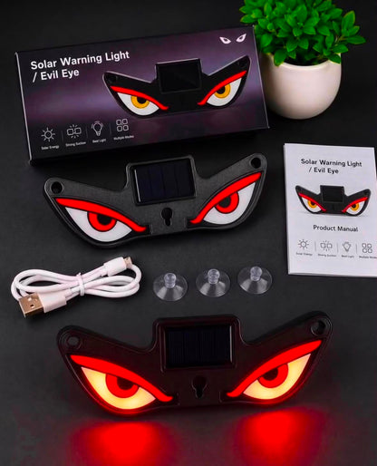 Solar Evil Eye LED Car Warning Light