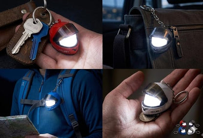 LED Mini Helmet Keychain
