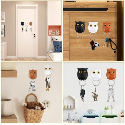 Magnetic Owl Key Holder