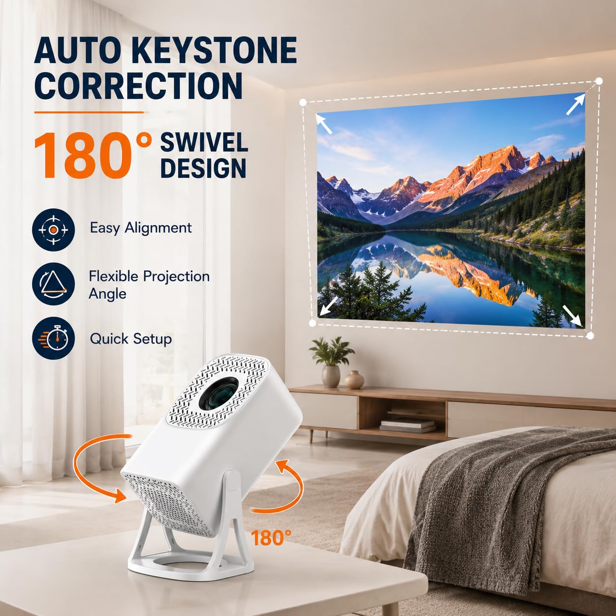 Smart HD Portable Projector
