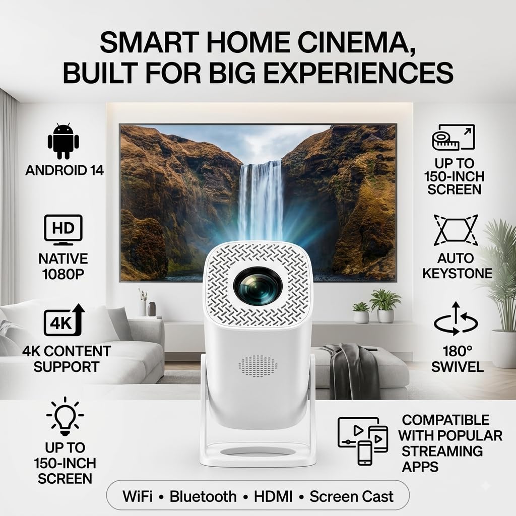 Smart HD Portable Projector