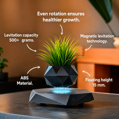 Magnetic Levitating Flower Pot