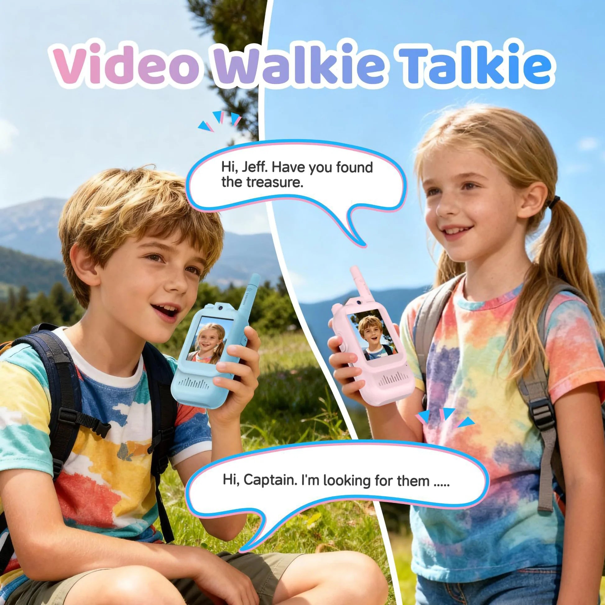 Kids Smart Video Walkie Talkies